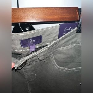 NWT NYDJ Olive green jeans 2 petite